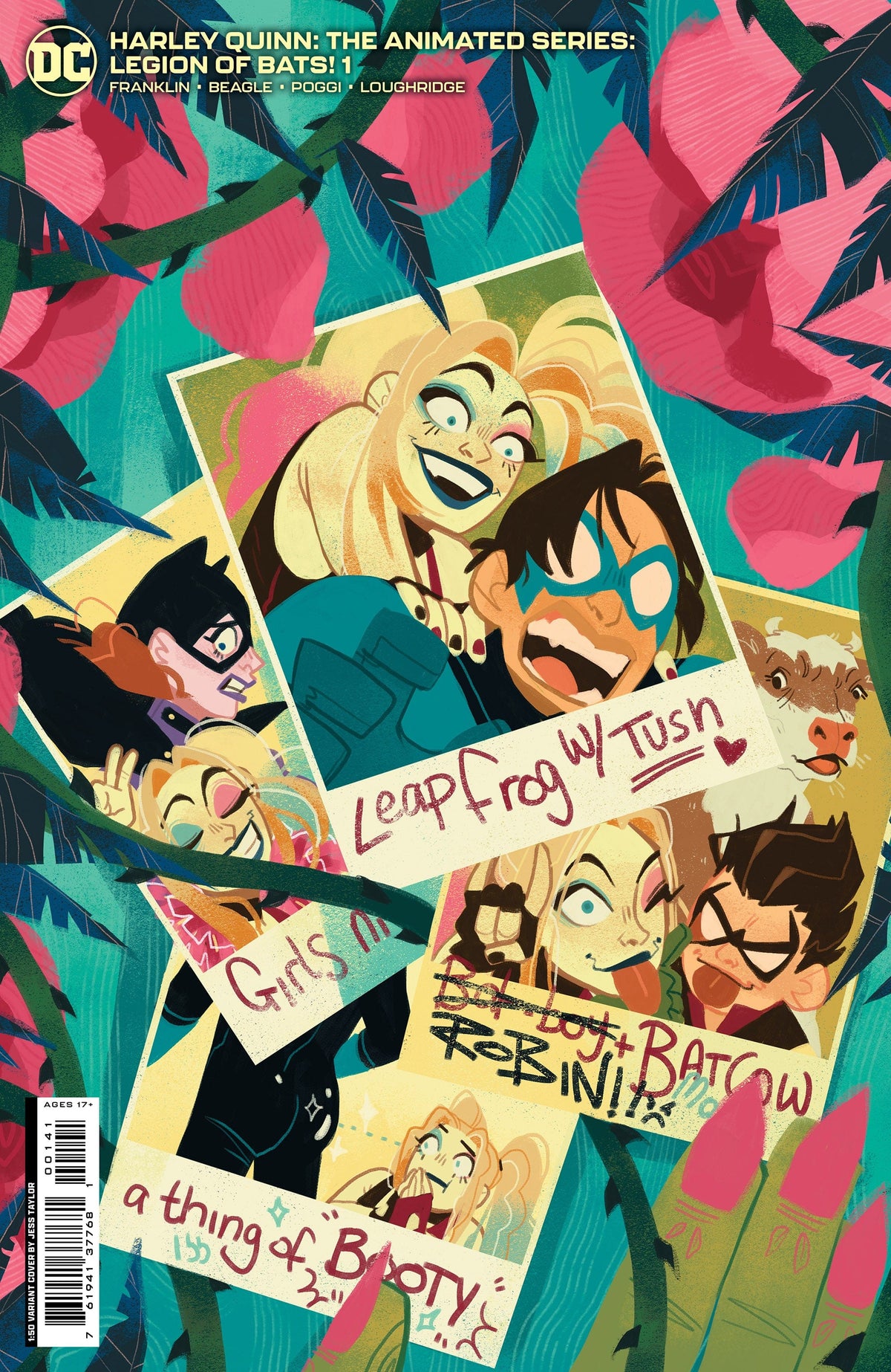 DC Comics Comic Books > Incentives HARLEY QUINN THE ANIMATED SERIES LEGION OF BATS #1 (OF 6) CVR D INC 1:50 JESS TAYLOR CARD STOCK VAR (MR) 76194137768100141 0822DC036