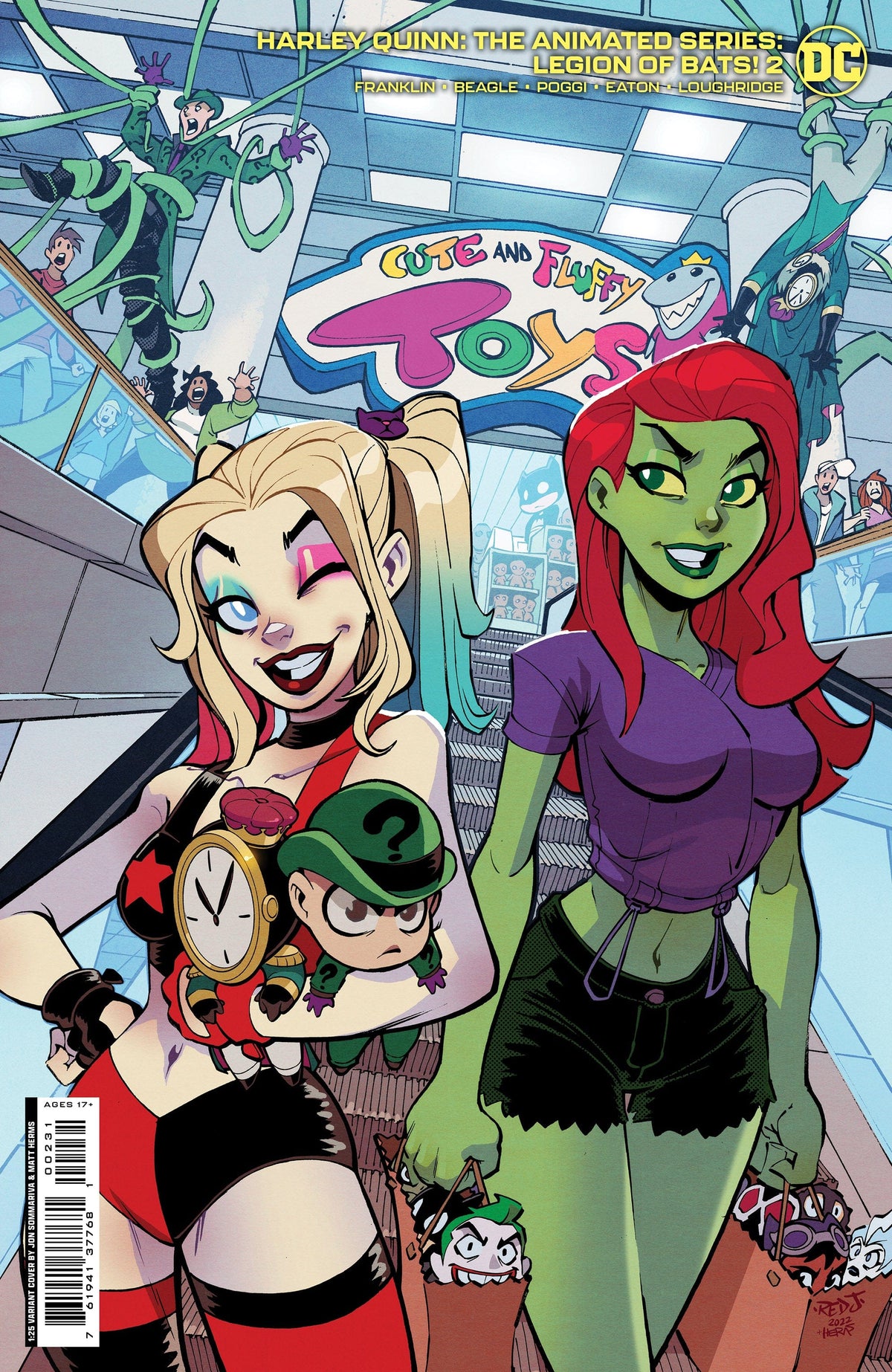 DC Comics Comic Books > Incentives HARLEY QUINN THE ANIMATED SERIES LEGION OF BATS #2 (OF 6) CVR C INC 1:25 JON SOMMARIVA CARD STOCK VAR (MR) 76194137768100231 0922DC223