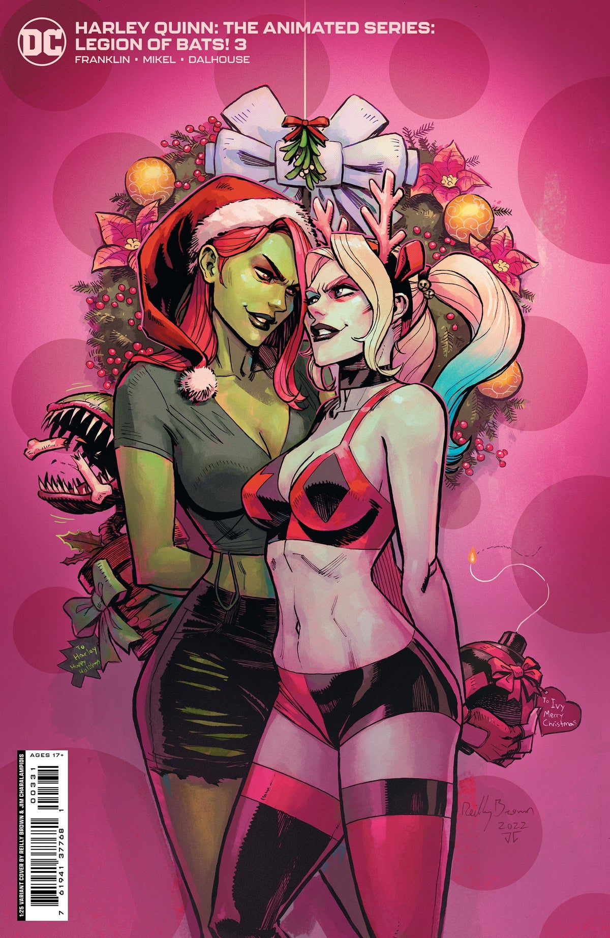 DC Comics Comic Books > Incentives HARLEY QUINN THE ANIMATED SERIES LEGION OF BATS #3 (OF 6) CVR C INC 1:25 REILLY BROWN CARD STOCK VAR (MR) 76194137768100331 1022DC182