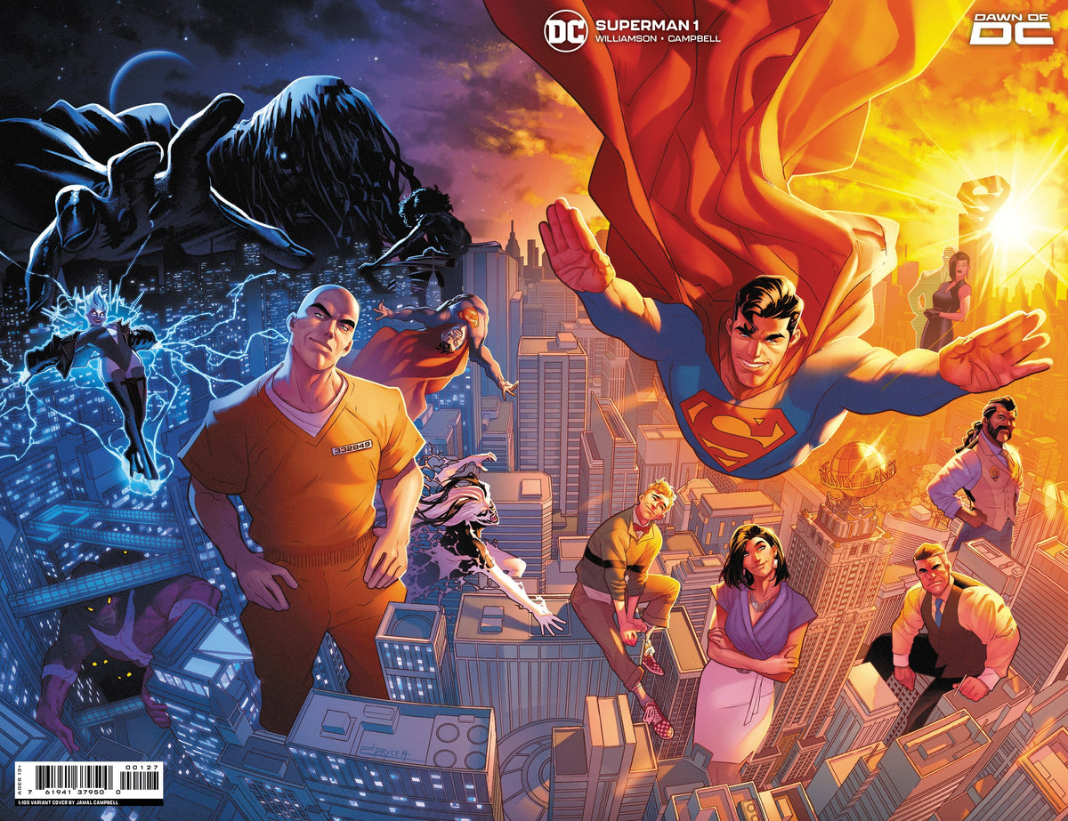 DC Comics Comic Books > Incentives SUPERMAN #1 CVR P INC 1:100 JAMAL CAMPBELL FOIL CARD STOCK VAR 76194137950000127 1222DC016