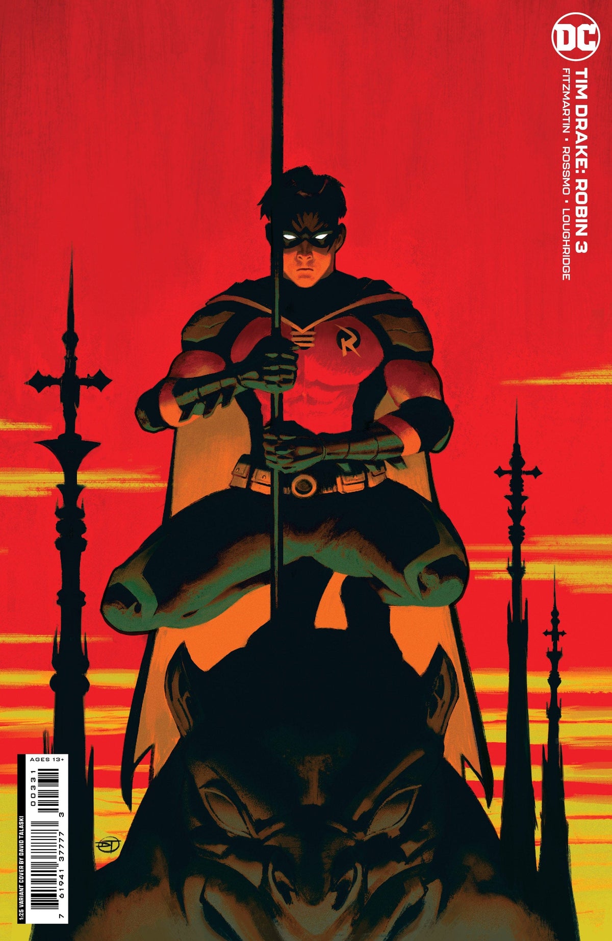 DC Comics Comic Books > Incentives TIM DRAKE ROBIN #3 CVR D INC 1:25 DAVID TALASKI CARD STOCK VAR 76194137777300331 0922DC306