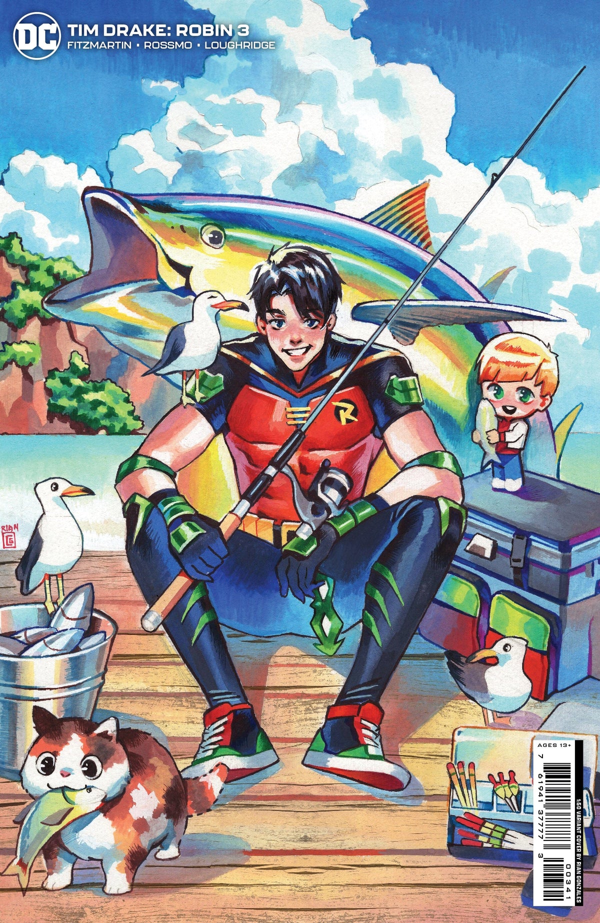 DC Comics Comic Books > Incentives TIM DRAKE ROBIN #3 CVR E INC 1:50 RIAN GONZALES CARD STOCK VAR 76194137777300341 0922DC307