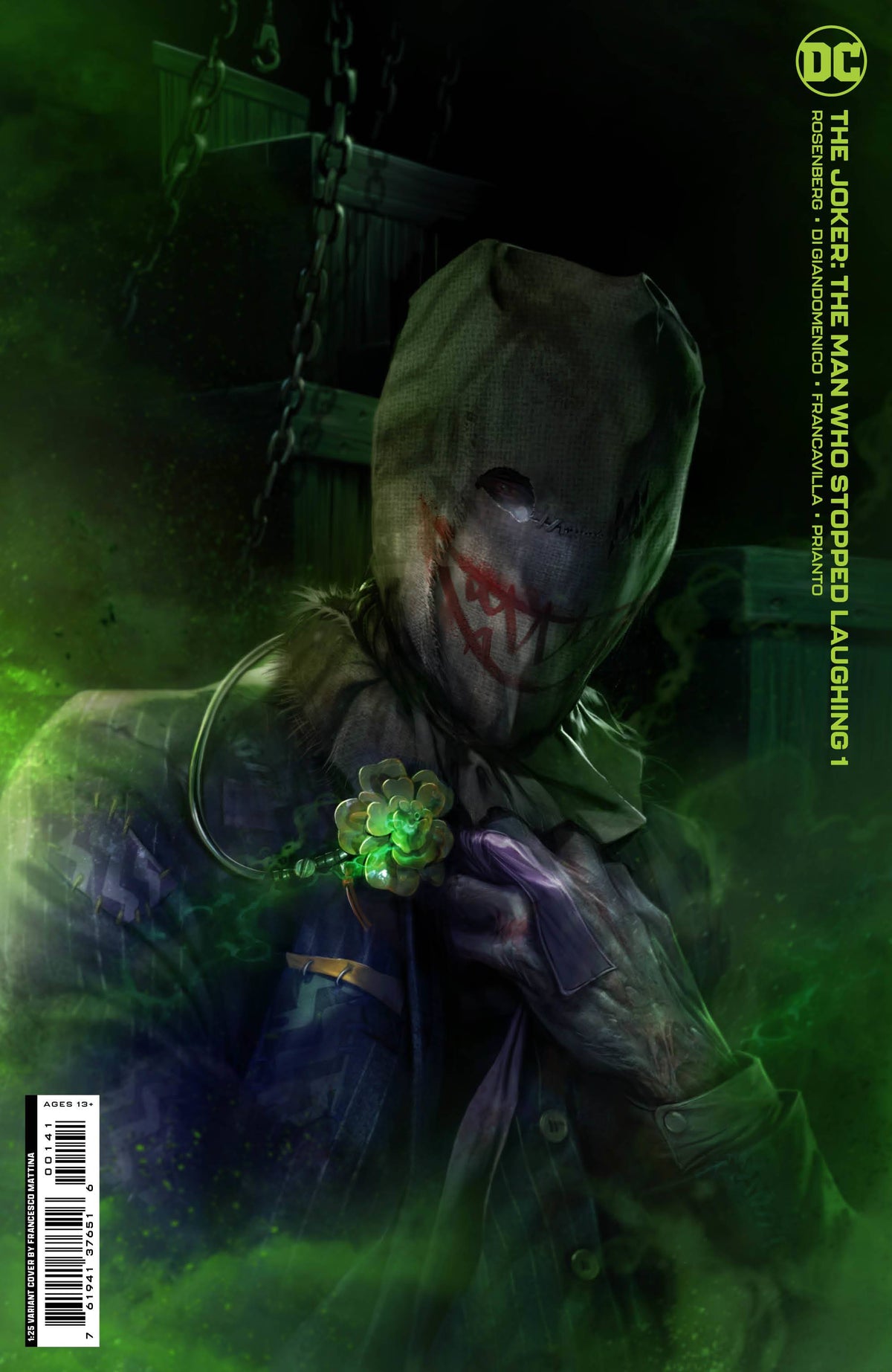 DC Comics Comic Books > Incentives JOKER THE MAN WHO STOPPED LAUGHING #1 CVR F INCV 1:25 FRANCESCO MATTINA VAR 76194137651600141 0822DC024