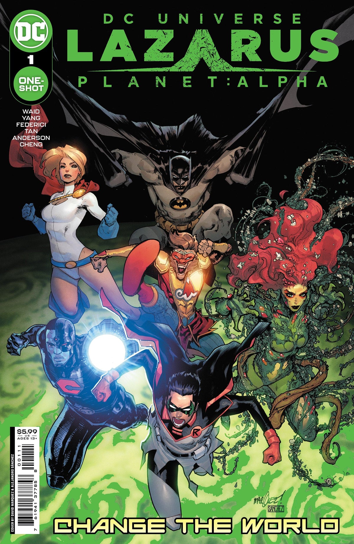 DC Comics Comic Books LAZARUS PLANET ALPHA #1 (ONE SHOT) CVR A DAVID MARQUEZ & ALEJANDRO SANCHEZ 76194137785800111 1122DC008