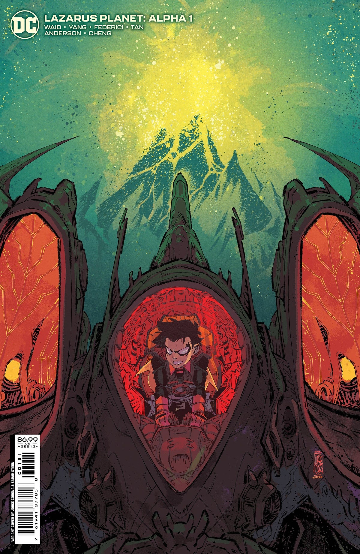 DC Comics Comic Books LAZARUS PLANET ALPHA #1 (ONE SHOT) CVR F JORGE CORONA CARD STOCK VAR 76194137785800181 1122DC013