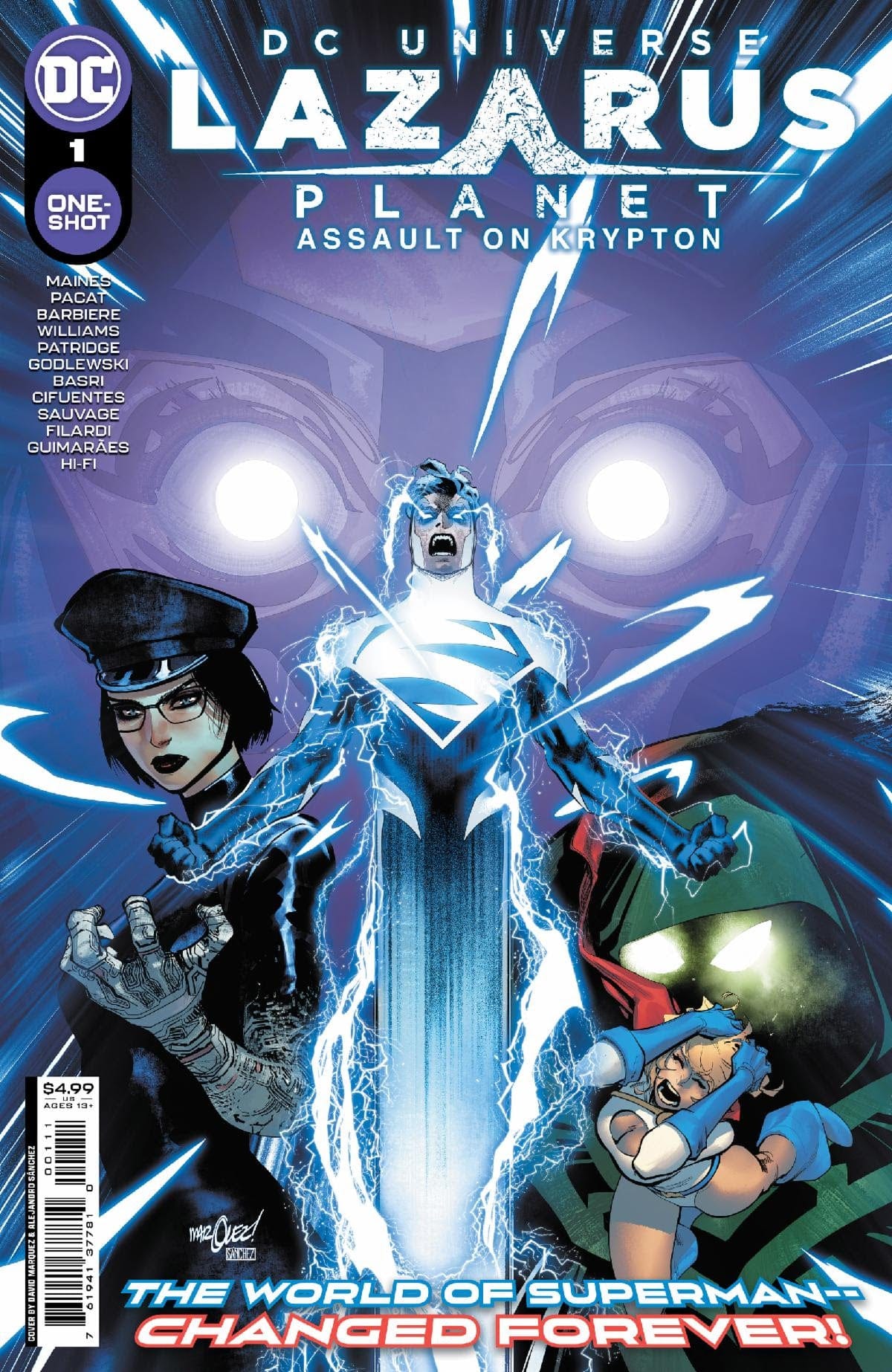 DC Comics Comic Books LAZARUS PLANET ASSAULT ON KRYPTON #1 (ONE SHOT) CVR A DAVID MARQUEZ & ALEJANDRO SANCHEZ 76194137781000111 1122DC019