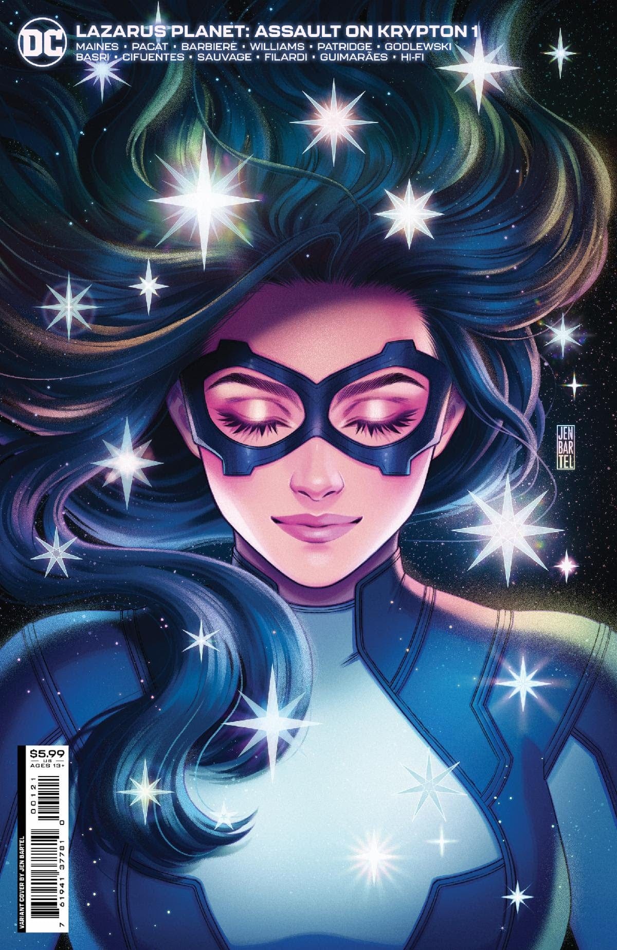 DC Comics Comic Books LAZARUS PLANET ASSAULT ON KRYPTON #1 (ONE SHOT) CVR B JEN BARTEL CARD STOCK VAR 76194137781000121 1122DC020