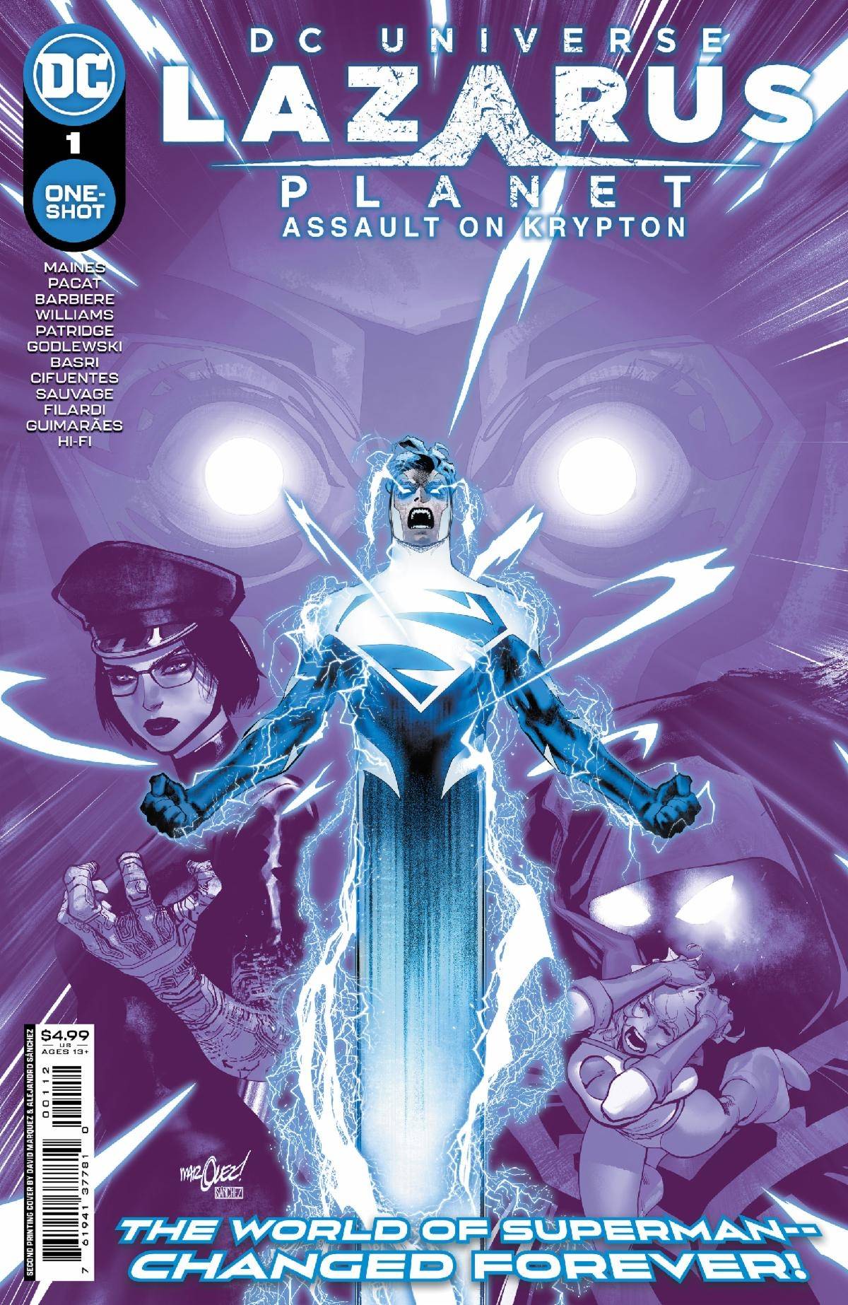 DC Comics Comic Books LAZARUS PLANET ASSAULT ON KRYPTON #1 Second Printing 76194137781000112 1122DC819