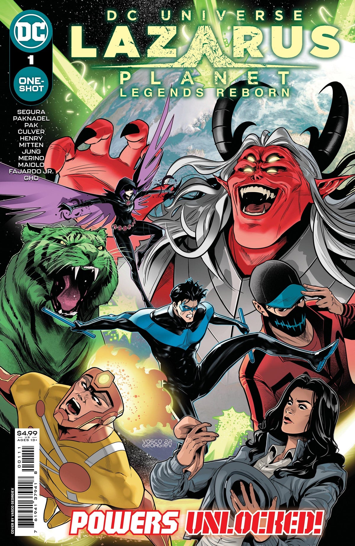 DC Comics Comic Books LAZARUS PLANET LEGENDS REBORN #1 (ONE SHOT) CVR A VASCO GEORGIEV 76194137941800111 1122DC031