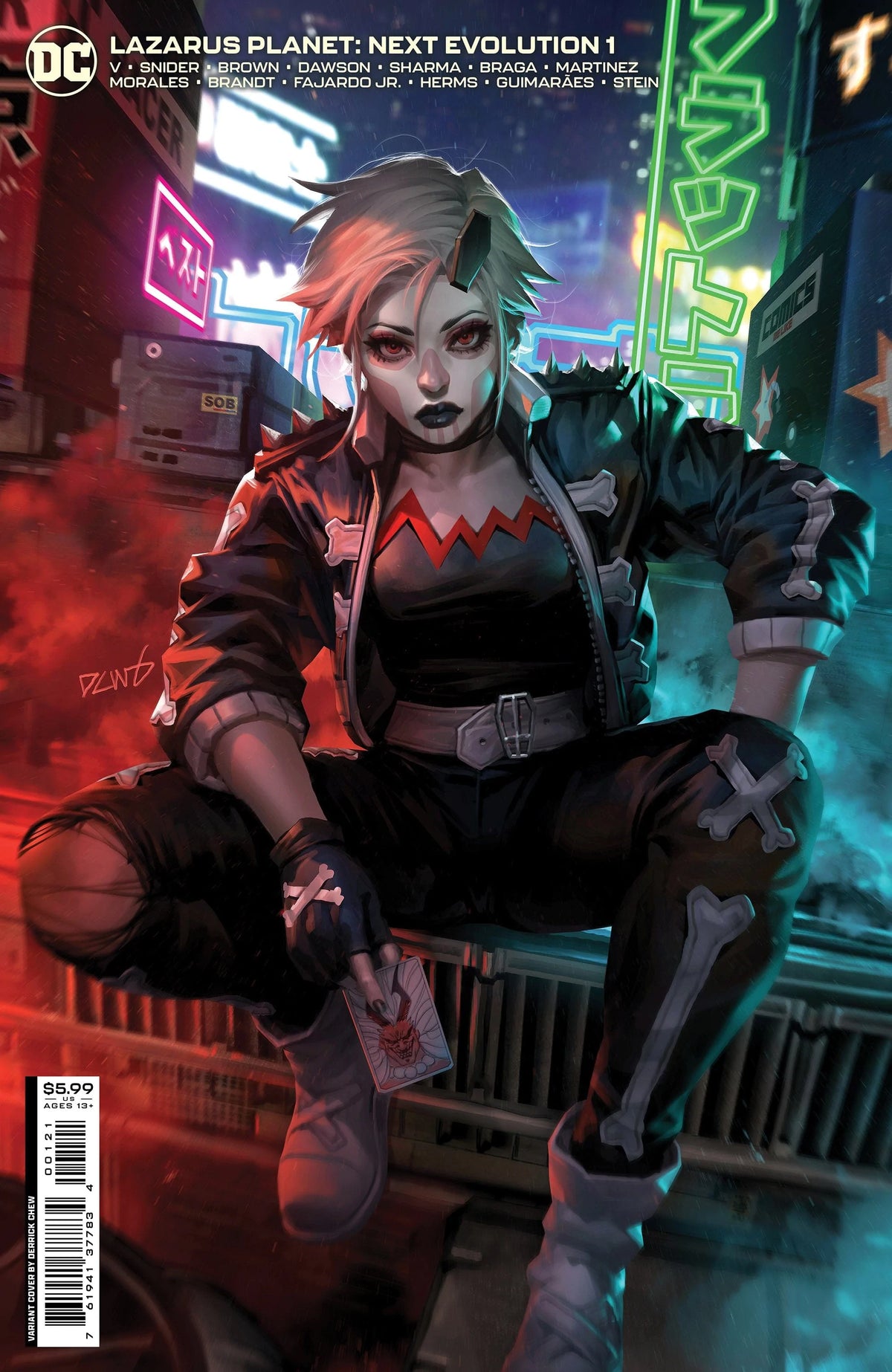 DC Comics Comic Books LAZARUS PLANET NEXT EVOLUTION #1 (ONE SHOT) CVR B DERRICK CHEW CARD STOCK VAR 76194137783400121 1222DC026