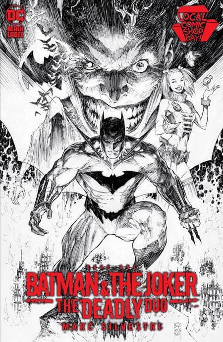 DC Comics Comic Books LCSD BATMAN & THE JOKER THE DEADLY DUO #1 FOIL CARD STOCK VAR 76194132561300136 0922DC861