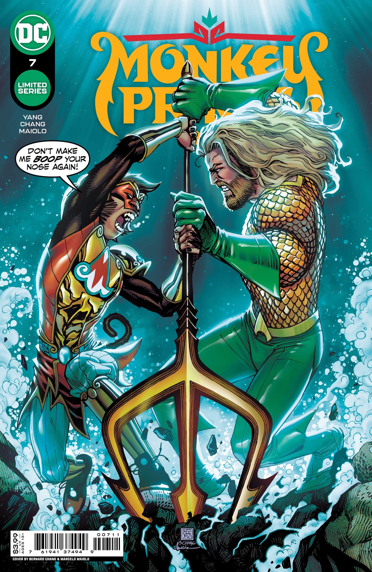 DC Comics Comic Books MONKEY PRINCE #7 (OF 12) CVR A BERNARD CHANG 76194137494900711 0822DC172