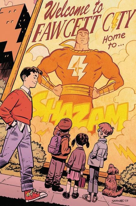 DC Comics Comic Books SHAZAM #1 CVR B CHRIS SAMNEE CARD STOCK VAR 76194138048300121 0323DC009
