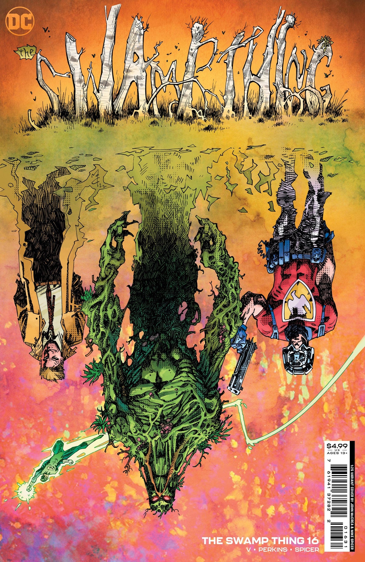 DC Comics Comic Books > Incentives SWAMP THING #16 (OF 16) CVR C INC 1:25 JOHN MCCREA CARD STOCK VAR 76194137282201631 0622DC193