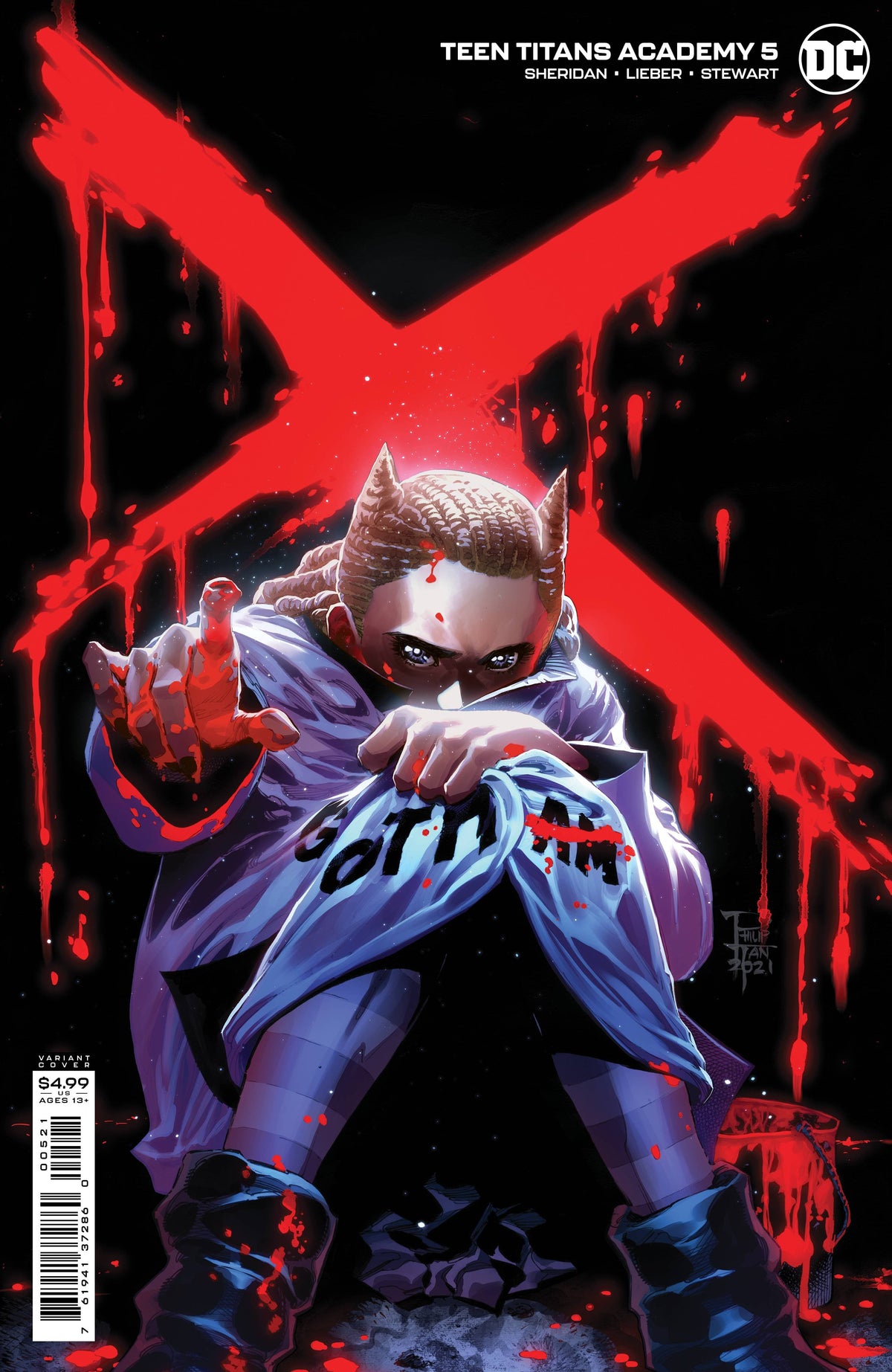 DC Comics Comic Books TEEN TITANS ACADEMY #5 CVR B CARDSTOCK TAN VAR 76194137286000521 MAR219305