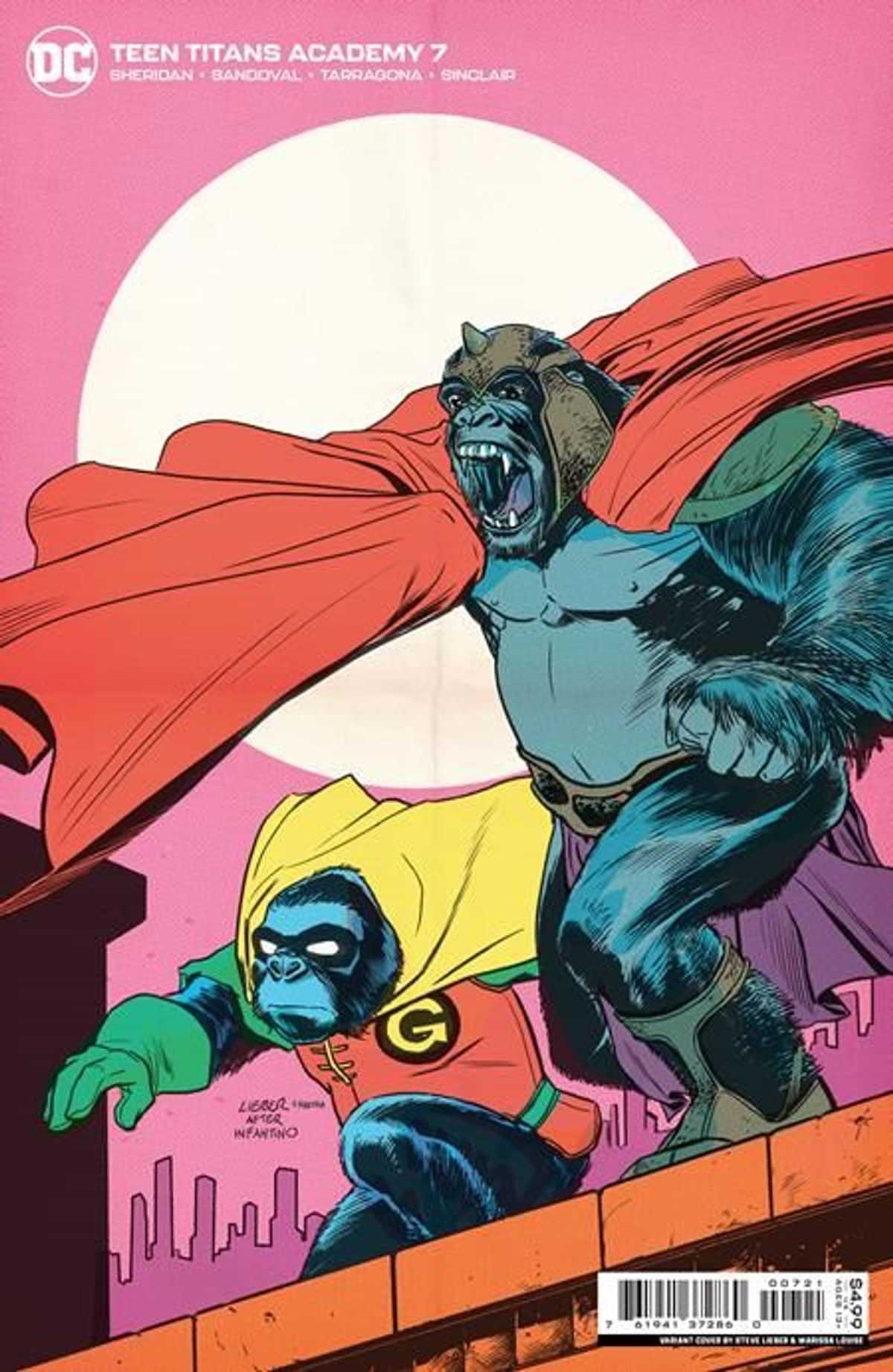 DC Comics Comic Books TEEN TITANS ACADEMY #7 CVR B LIEBER CARD STOCK VAR 76194137286000721 MAY219267