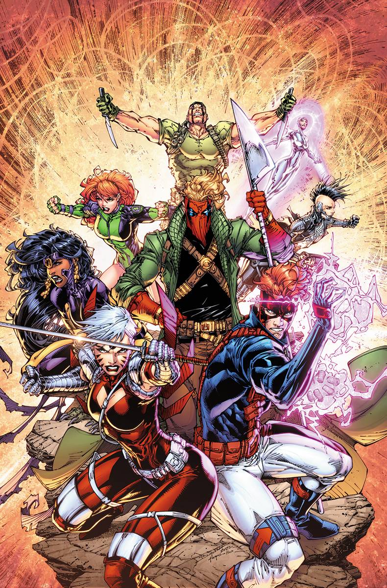 DC Comics Comic Books WILDCATS #1 CVR E BRETT BOOTH & SANDRA HOPE 90S COVER MONTH FOIL MULTI-LEVEL EMBOSSED CARD STOCK VAR 76194137727800121 0922DC056