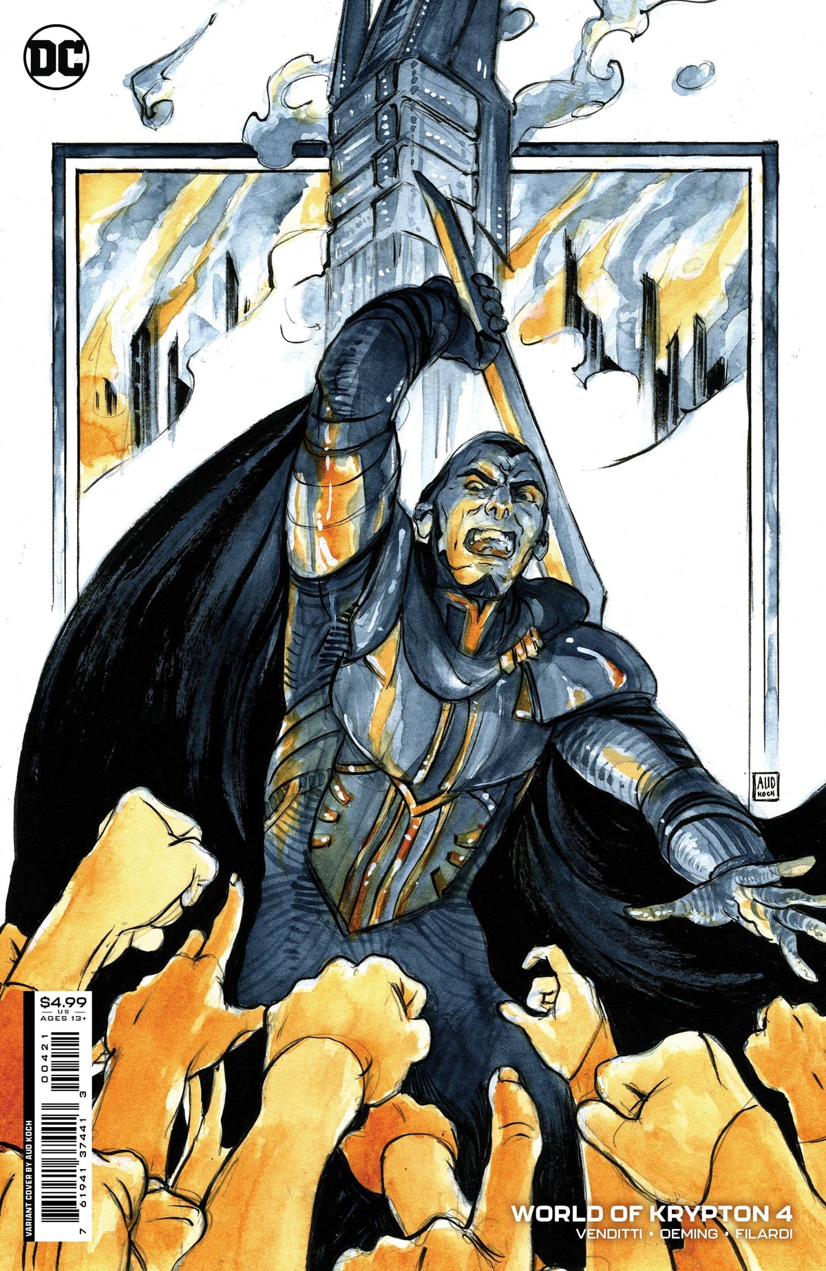 DC Comics Comic Books WORLD OF KRYPTON #4 CVR B KOCH CARD STOCK VAR 76194137441300421 JAN222954