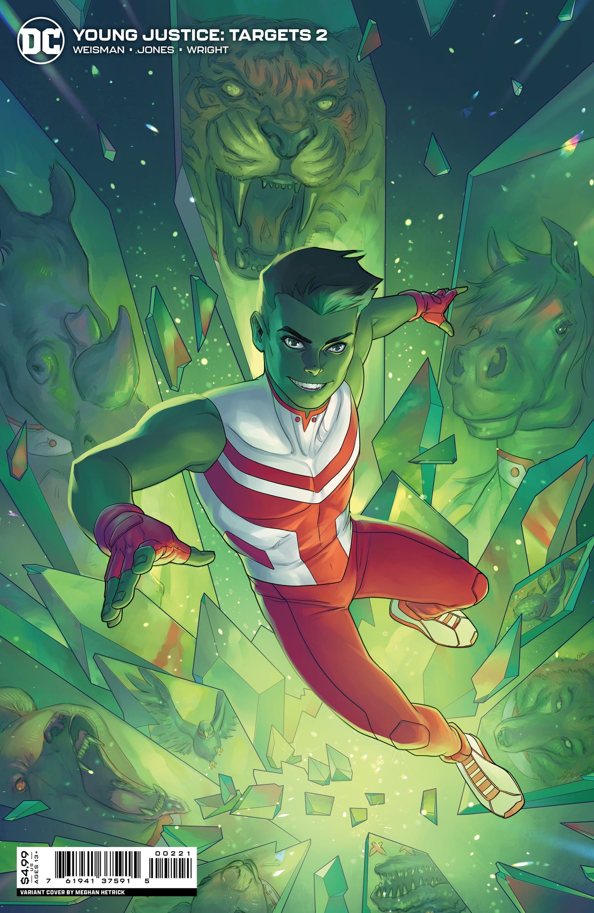 DC Comics Comic Books YOUNG JUSTICE TARGETS #2 (OF 6) CVR B MEGHAN HETRICK CARD STOCK VAR 76194137591500221 0622DC197