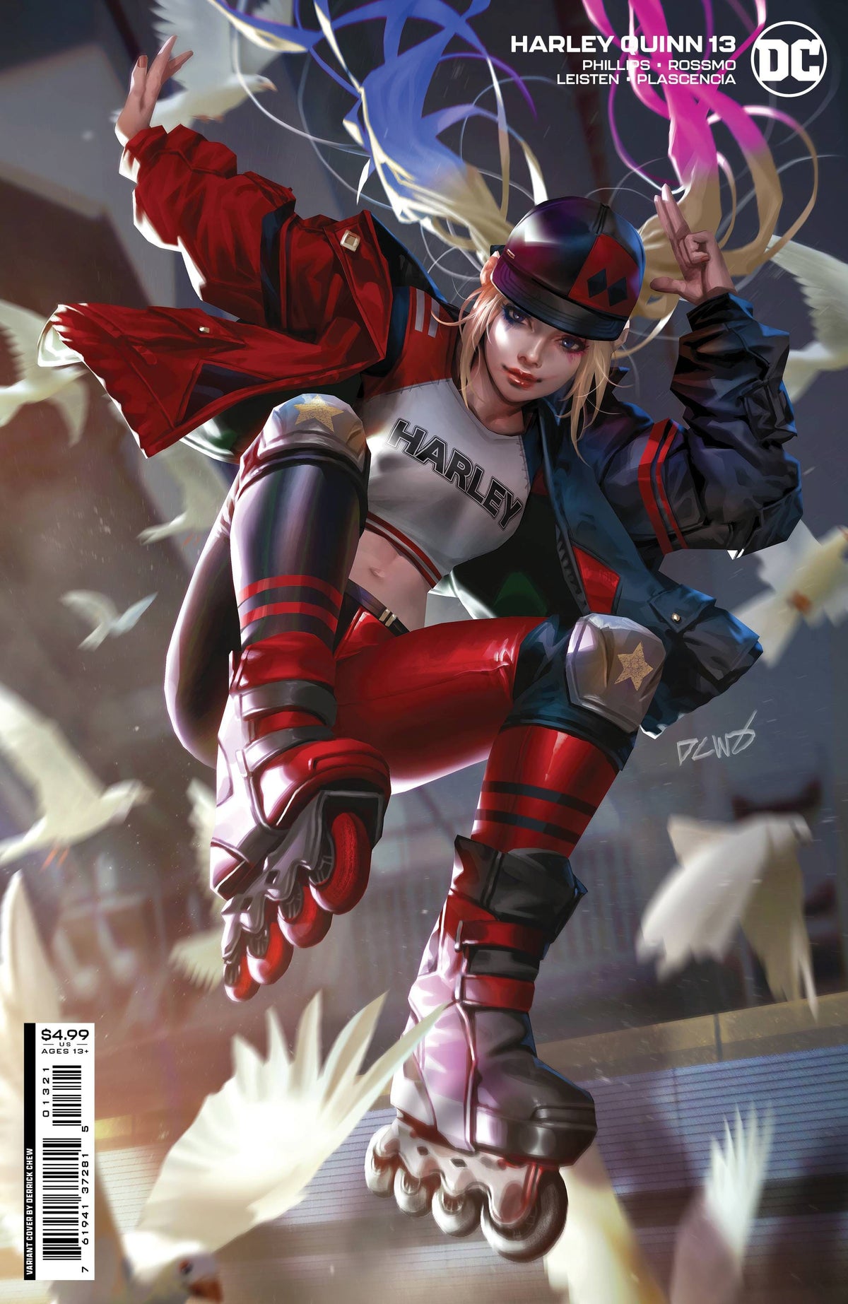 HARLEY QUINN #13 COVER B DERRICK CHEW CARD STOCK VARIANT - Third Eye