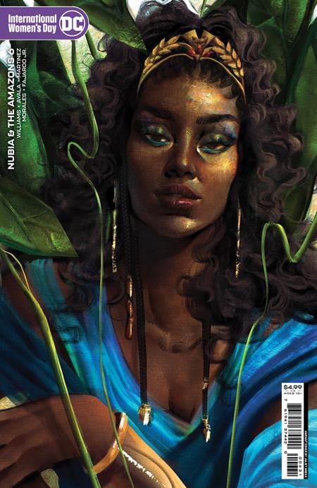 NUBIA AND THE AMAZONS #6 (OF 6) COVER C JULIET NNEKA INTERNATIONAL WOMENS DAY CARD STOCK VARIANT (TRIAL OF THE AMAZONS) - Third Eye