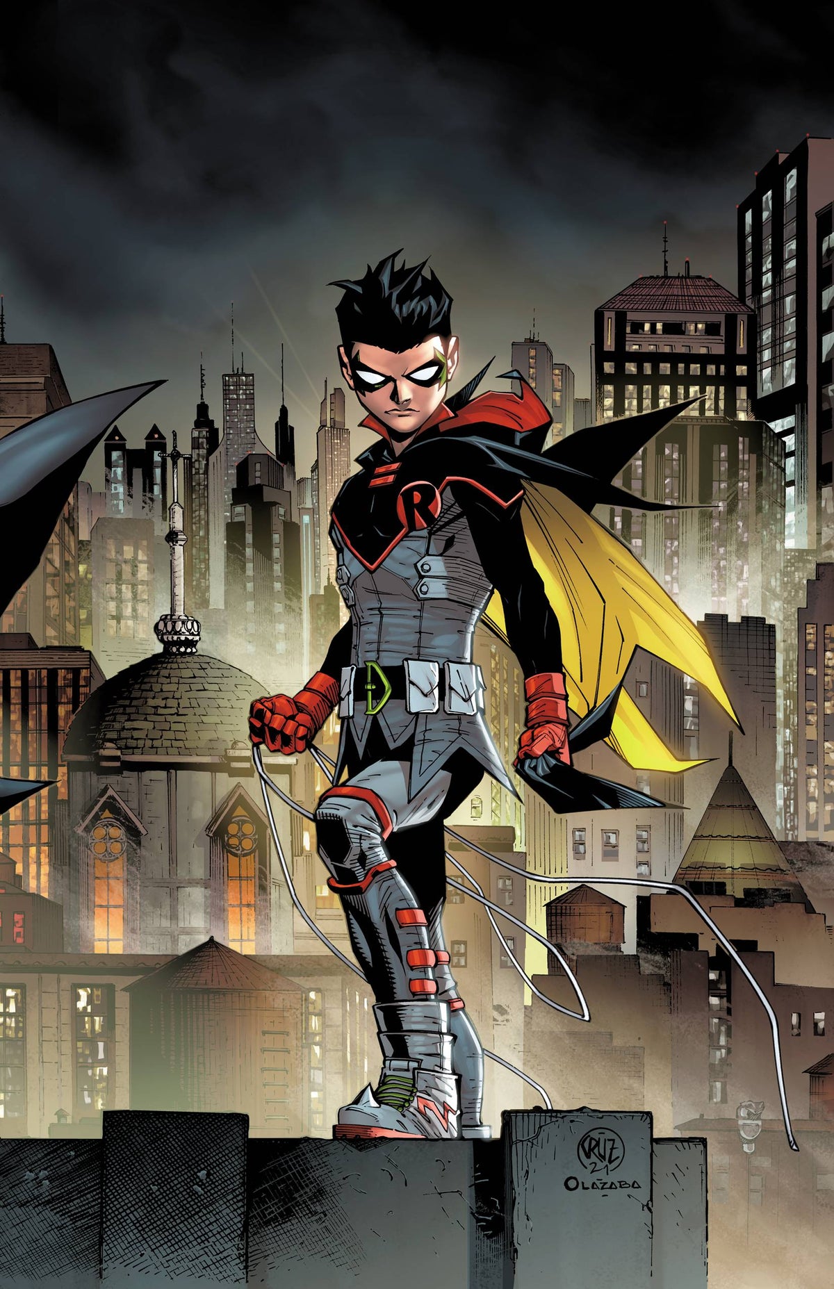 ROBIN #13 COVER C 1:25 CRUZ & OLAZABA CONNECTING VARIANT (SHADOW WAR) - Third Eye