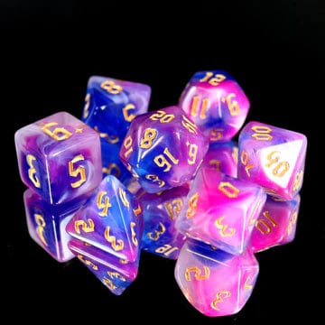 Die Hard Dice Dice > Die Hard Dice DHD: 7 Piece RPG Set - Rose Gold 810060785461 78546
