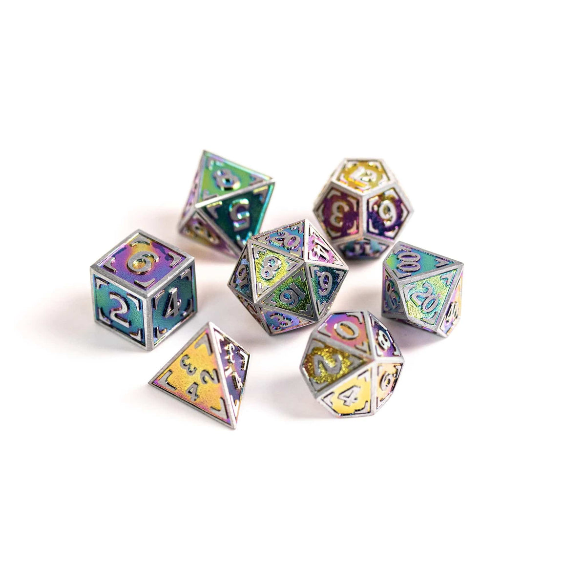 Die Hard Dice Dice > Die Hard Dice DHD: Metal 7-Die Set - Arcane Reticle 810060787427 M0308030