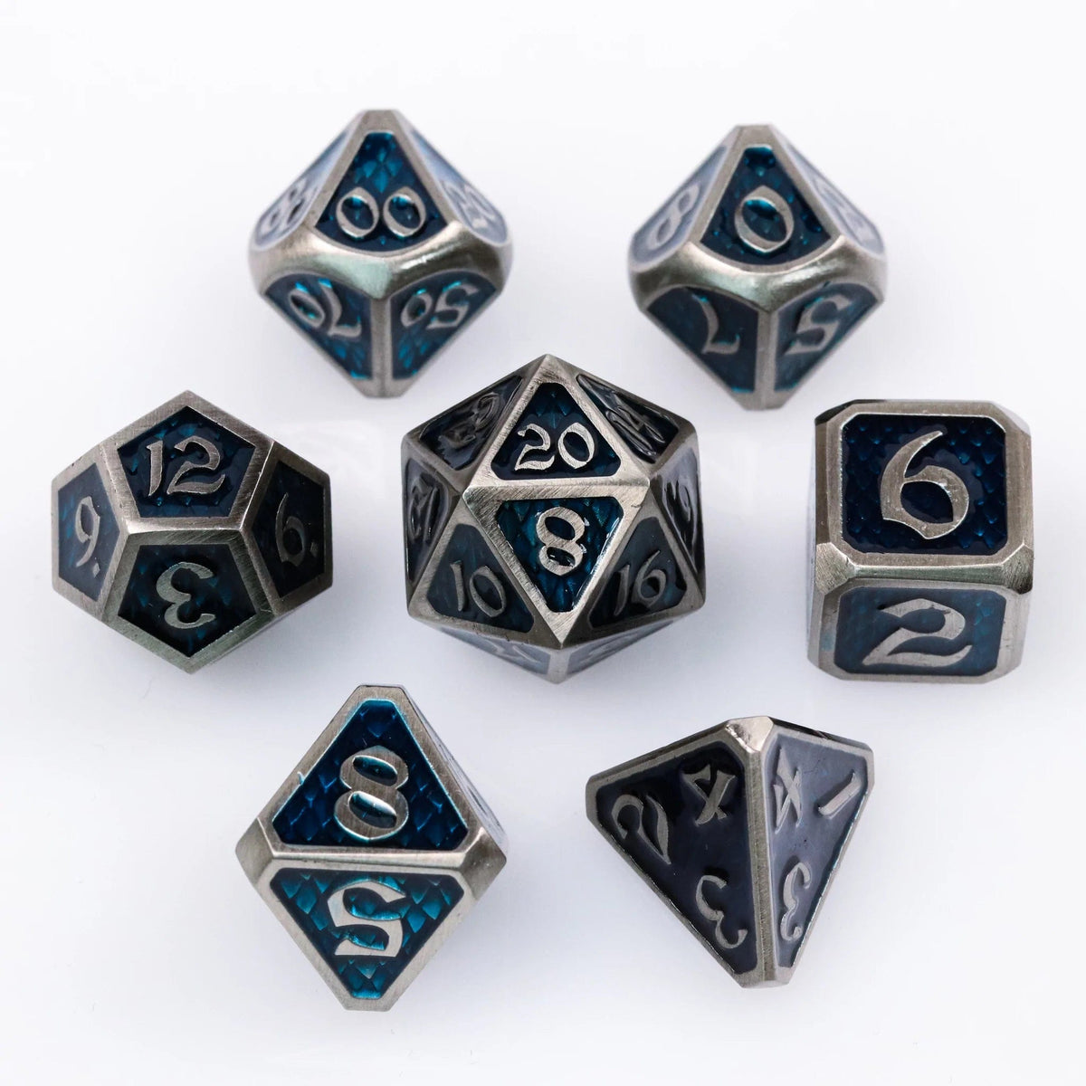 Die Hard Dice Dice > Die Hard Dice DHD: Metal 7-Die Set - Drakona Gemtooth Batholain 810060786734 M0202080