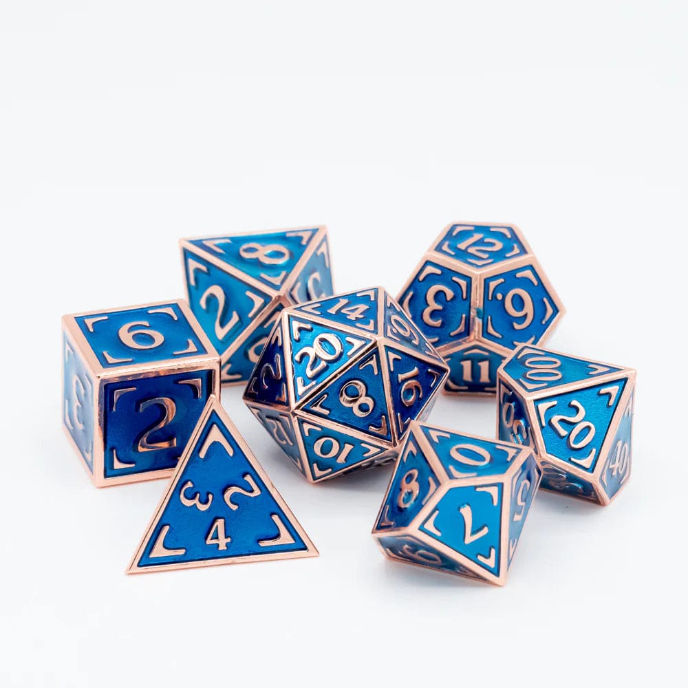 Die Hard Dice Dice > Die Hard Dice DHD: Metal 7-Die Set - Reticle Uchronia Nautilus 810060782323 M0302010