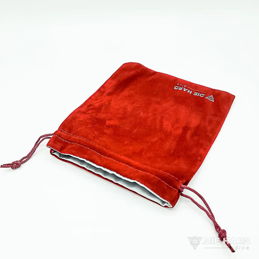 Die Hard Dice Dice > Die Hard Dice DHD: Velvet Dice Bag - Medium Blood Red 810060785249 A0101122