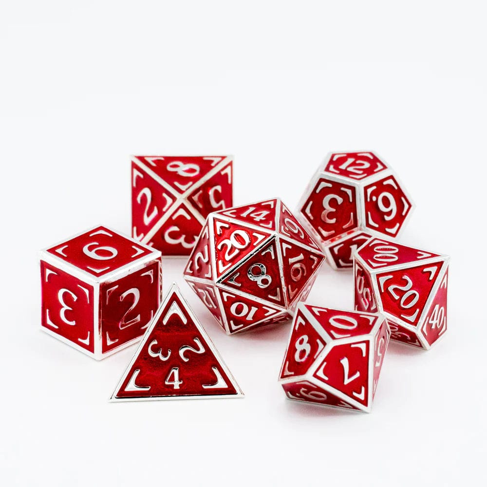 Die Hard Dice Dice > Die Hard Dice Die Hard Dice: Metal 7-Die Set - Reticle Zenith Redshirt 810060782446 M0302030