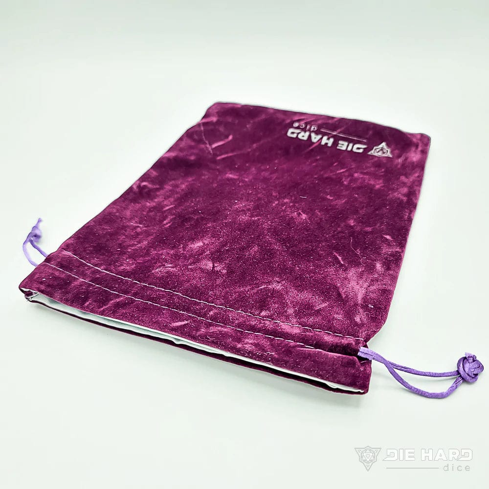 Die Hard Dice Game Supplies > Dice Storage DHD: Velvet Dice Bag - Large Purple 810060785225 A0101063