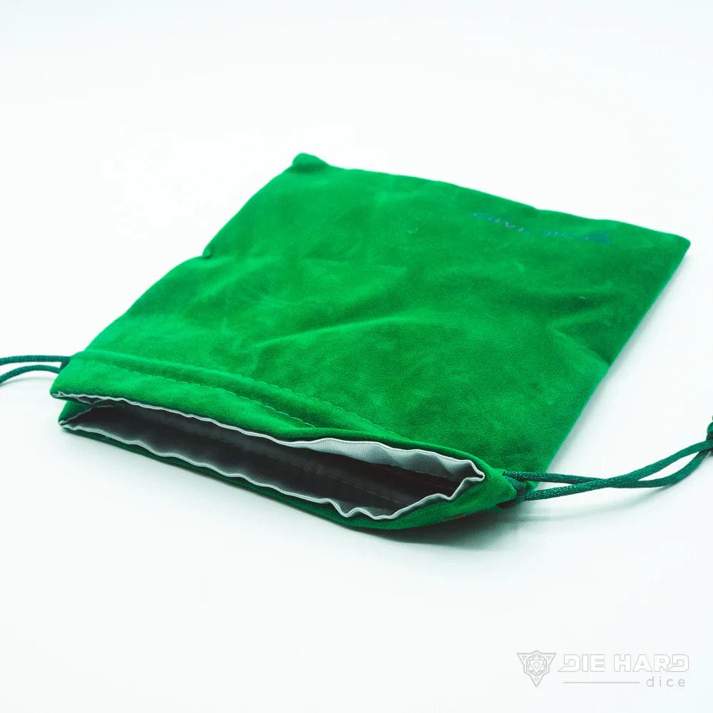 Die Hard Dice Game Supplies > Dice Storage DHD: Velvet Dice Bag - Medium Green 810060784105 A0101052