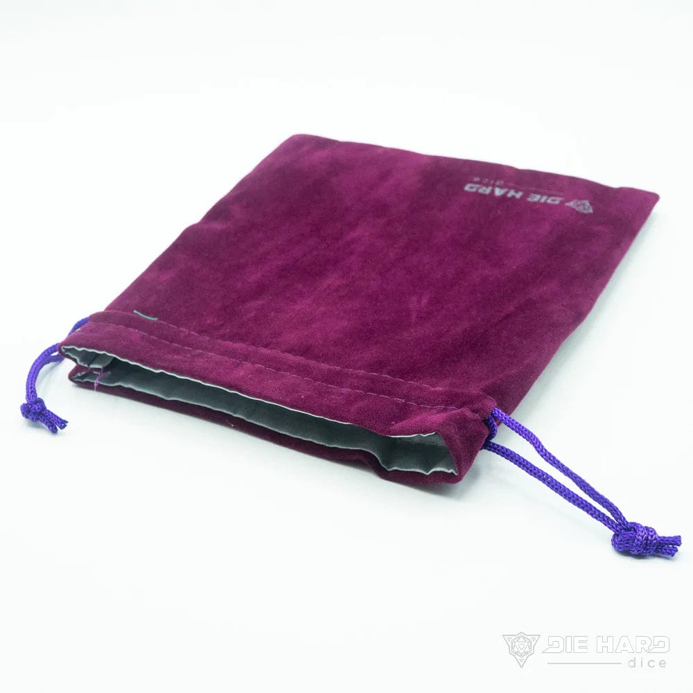 Die Hard Dice Game Supplies > Dice Storage DHD: Velvet Dice Bag - Medium Purple 810060784129 A0101062