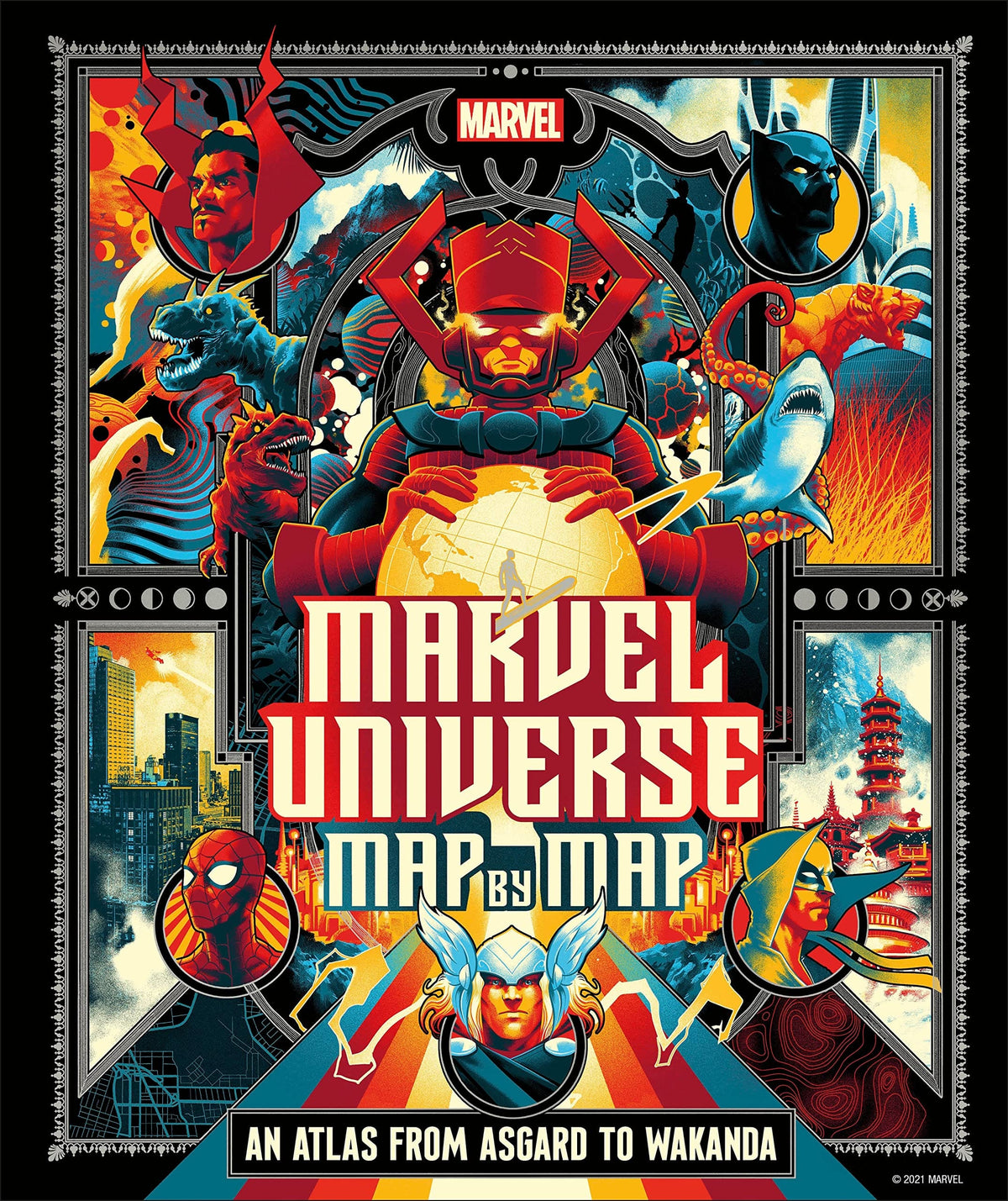 DK PUBLISHING Graphic Novel Marvel Universe Map By Map HC 9780744039795 SEP211462