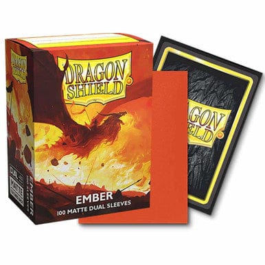 Dragon Shield Game Supplies > Card Sleeves Dragon Shield: Matte Dual Sleeves - Ember 5706569150549 ATM 15054