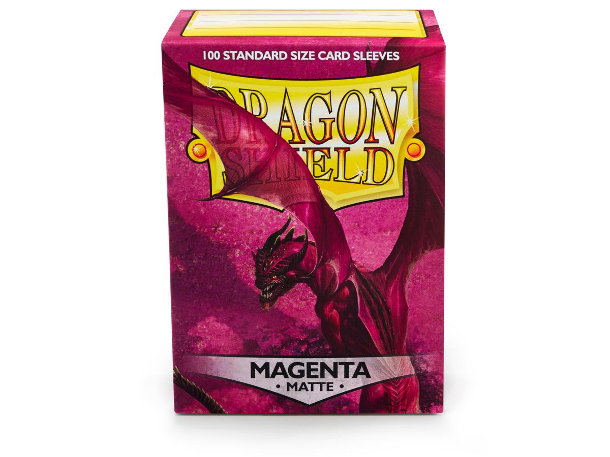 Dragon Shield Game Supplies > Card Sleeves Dragon Shield: Matte Sleeves 100ct - Magenta 5706569110260 ATM 11026