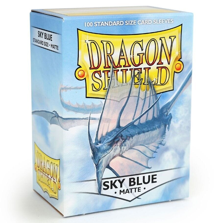 Dragon Shield Game Supplies > Card Sleeves Dragon Shield: Matte Sleeves 100ct - Sky Blue 5706569110192 ATM 11019