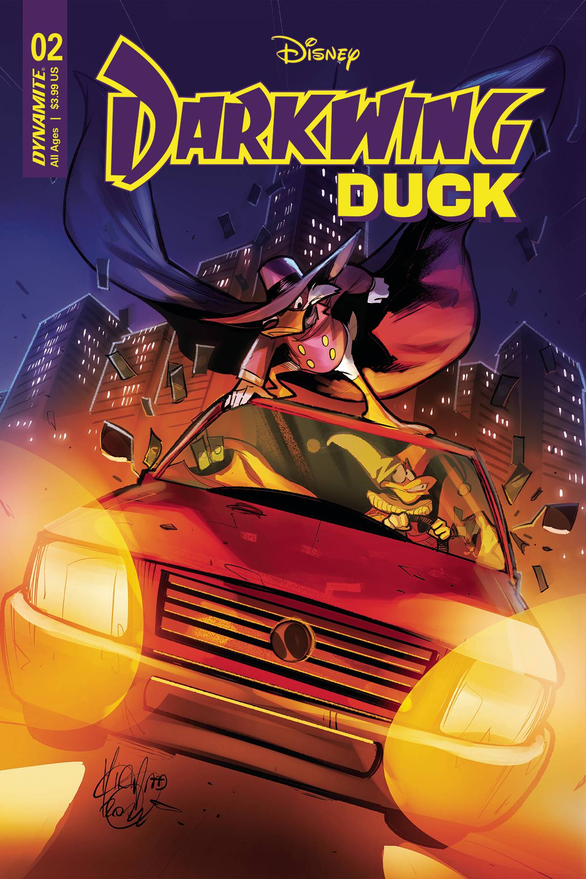 Dynamite Comic Books DARKWING DUCK #2 CVR B ANDOLFO 72513032463402021 DEC220599