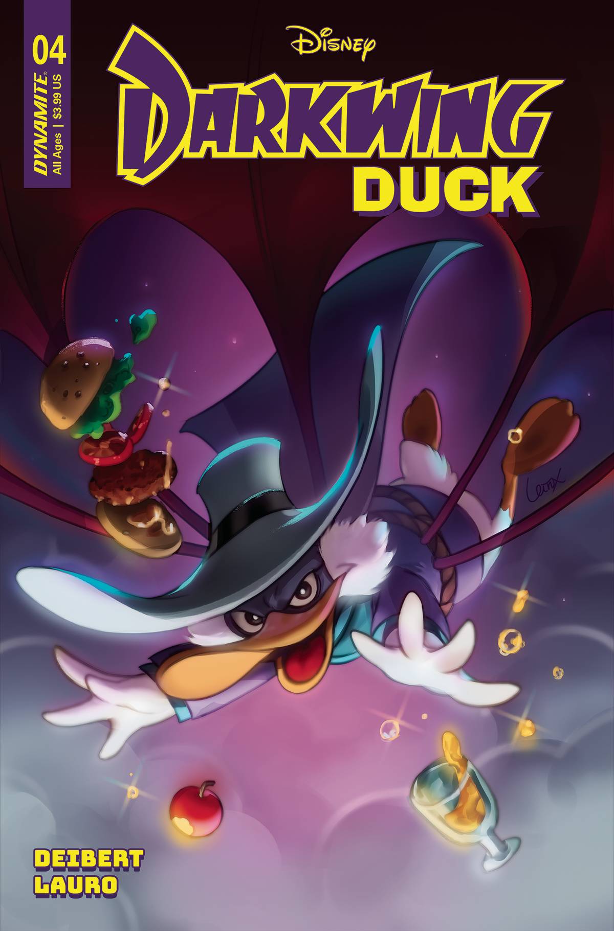 Dynamite Comic Books DARKWING DUCK #4 CVR A LEIRIX 72513032463404011 FEB230531