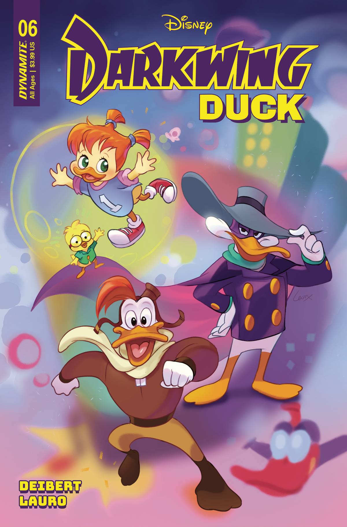 Dynamite Comic Books DARKWING DUCK #6 CVR A LEIRIX 72513032463406011 APR230497