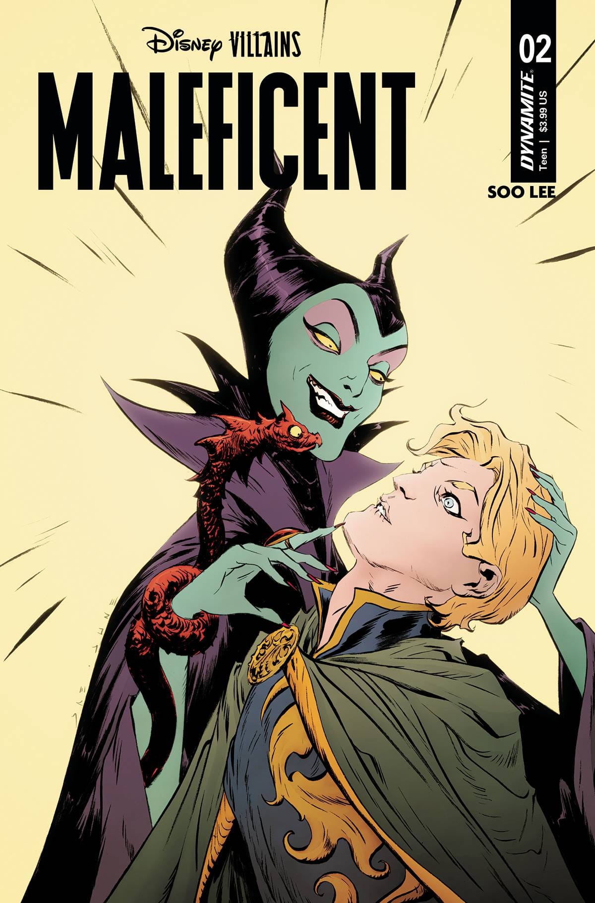 Dynamite Comic Books DISNEY VILLAINS MALEFICENT #2 CVR A JAE LEE 72513033020802011 APR230467