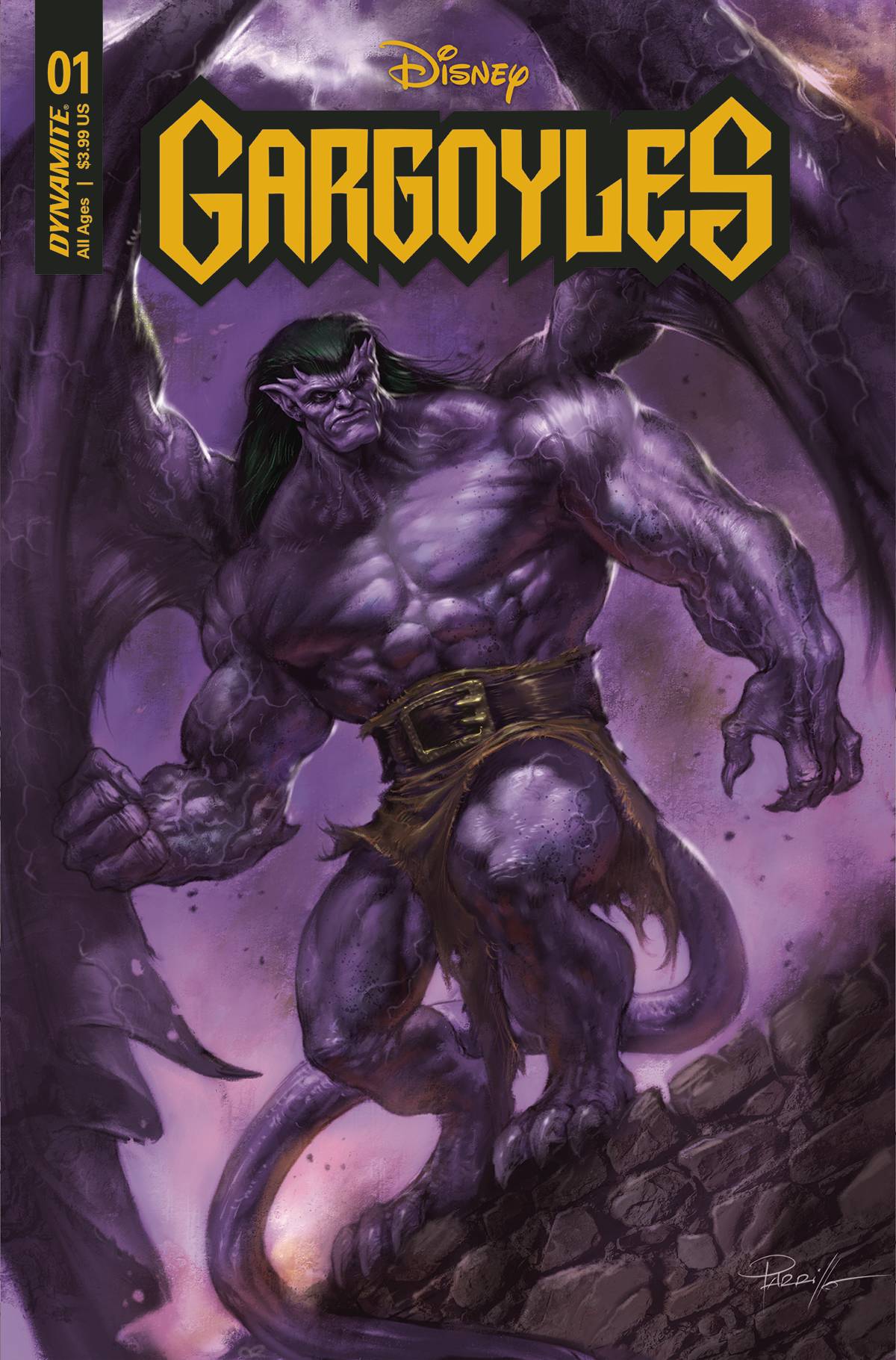 Dynamite Comic Books GARGOYLES #1 CVR C PARRILLO 72513032546401031 OCT220544
