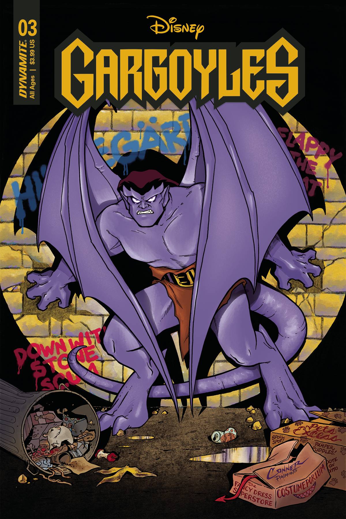 Dynamite Comic Books GARGOYLES #3 CVR B CONNER 72513032546403021 DEC220620