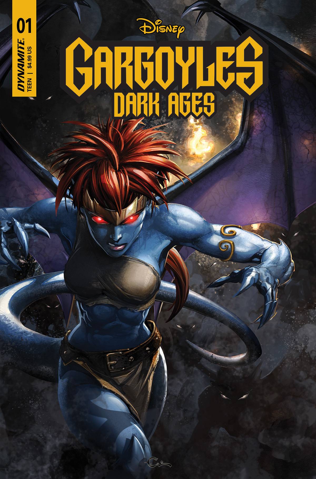 Dynamite Comic Books GARGOYLES DARK AGES #1 CVR A CRAIN 72513033136601011 MAY230473