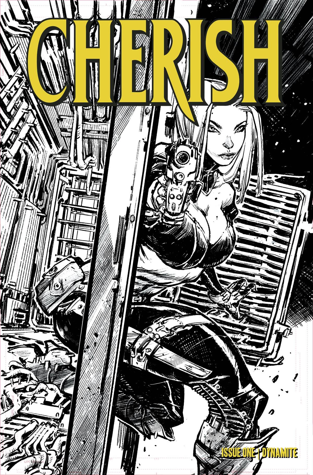 Dynamite Comic Books > Incentives CHERISH #1 CVR E 1:10 INCV CANETE B&W 72513032441201051 SEP220668
