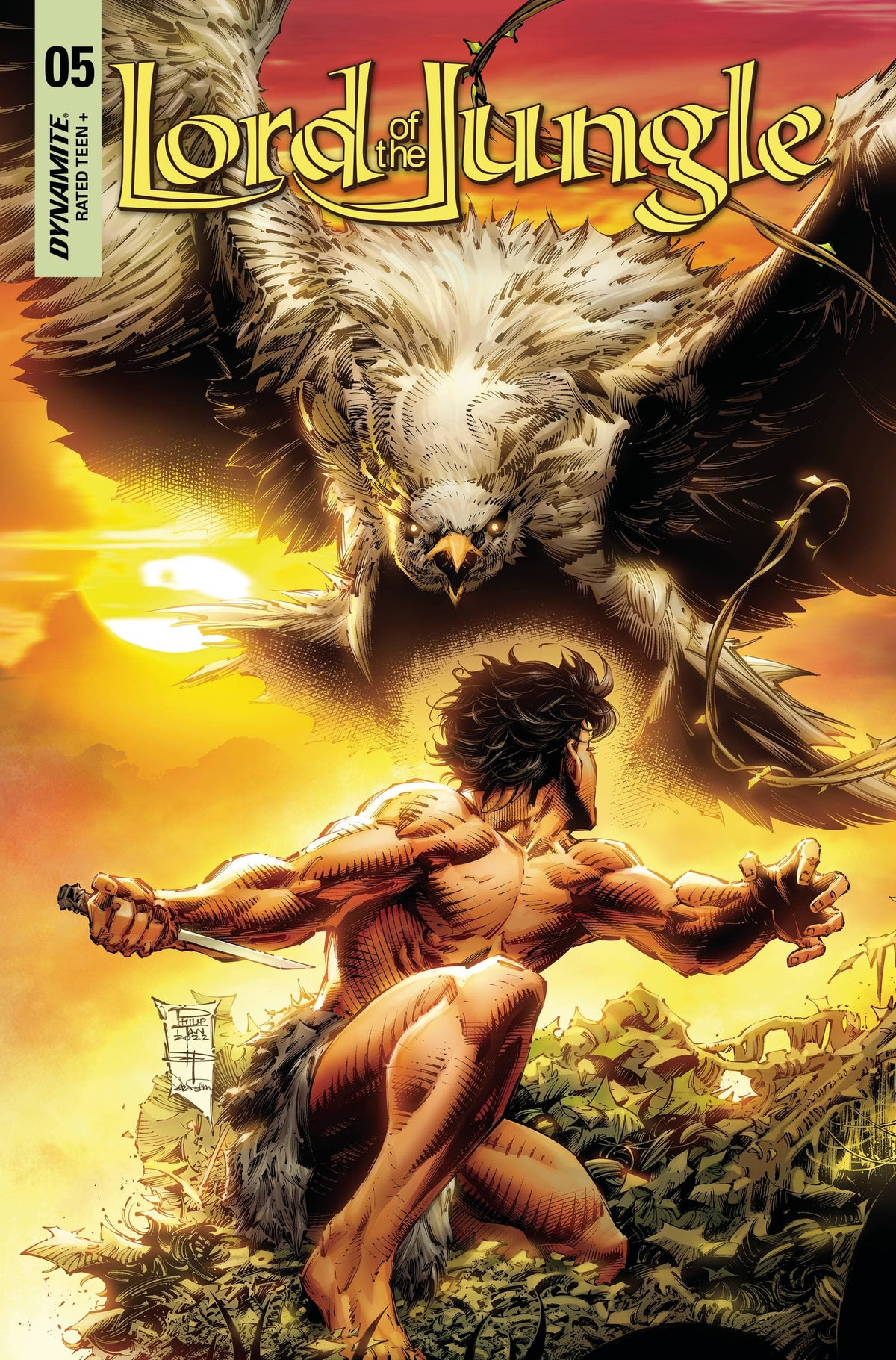 Dynamite Comic Books LORD OF THE JUNGLE #5 CVR A TAN 72513032442905011 JAN230721