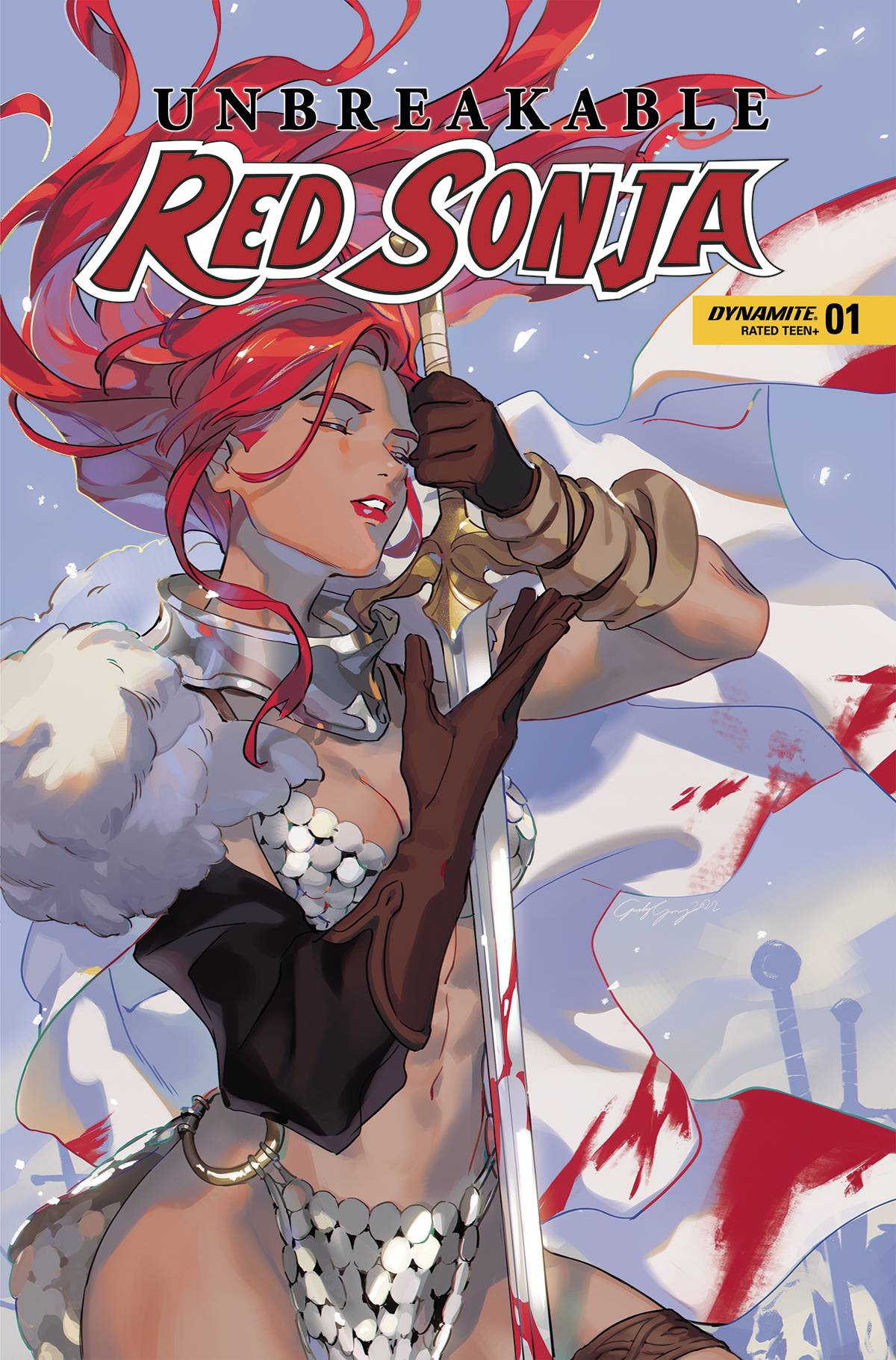 Dynamite Comic Books > Incentives UNBREAKABLE RED SONJA #1 CVR G 1:10 INCV JONG 72513032317001071 AUG220545