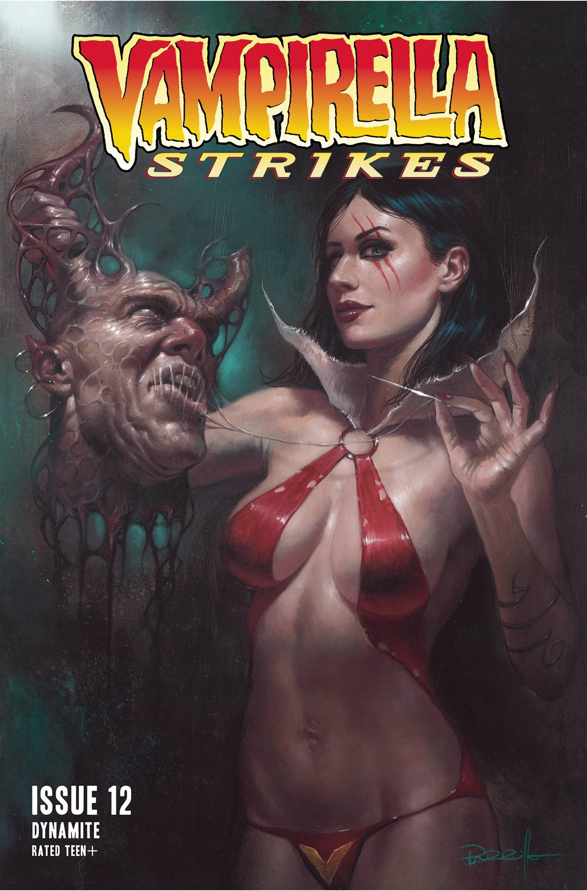 Dynamite Comic Books VAMPIRELLA STRIKES #12 CVR A PARRILLO 72513031950012011 FEB230625
